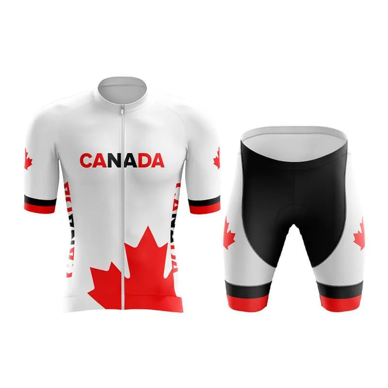 Invert Team Canada Aero Cycling Kit (White)