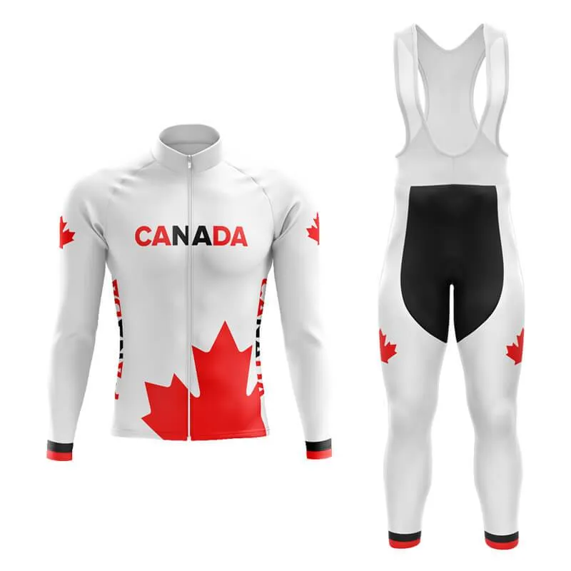 Invert Team Canada Aero Cycling Kit (White)