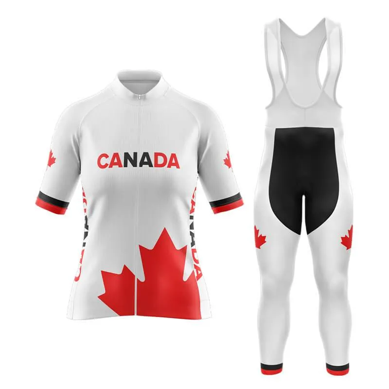 Invert Team Canada Aero Cycling Kit (White)