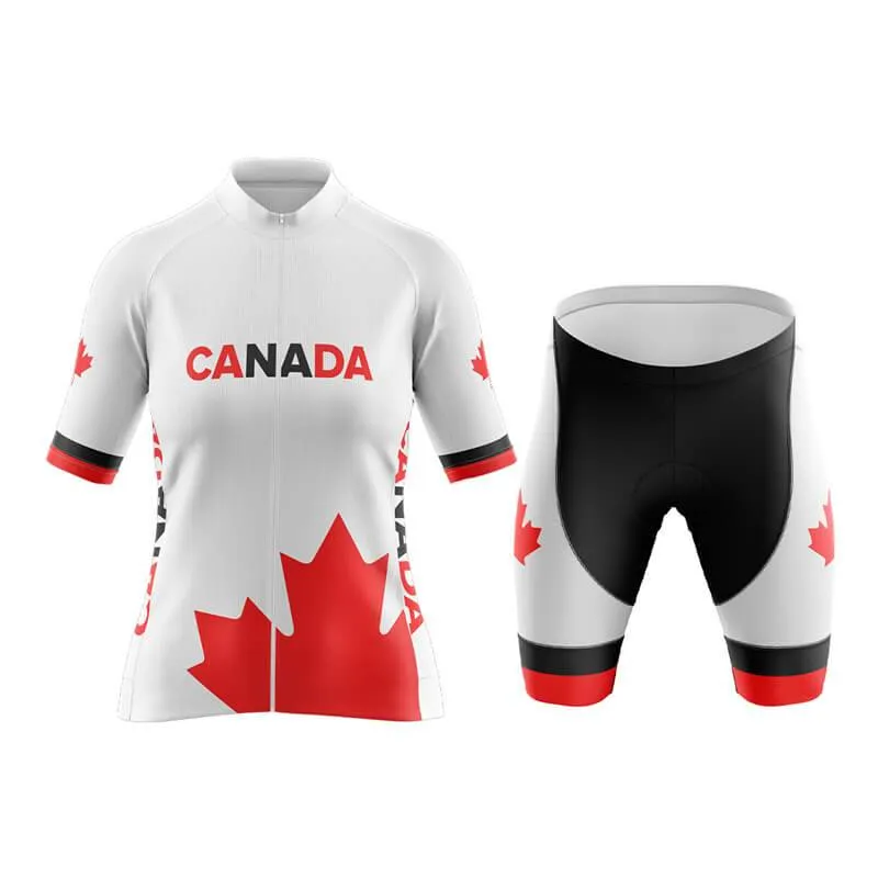 Invert Team Canada Aero Cycling Kit (White)