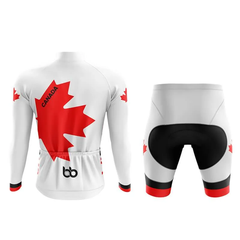 Invert Team Canada Aero Cycling Kit (White)