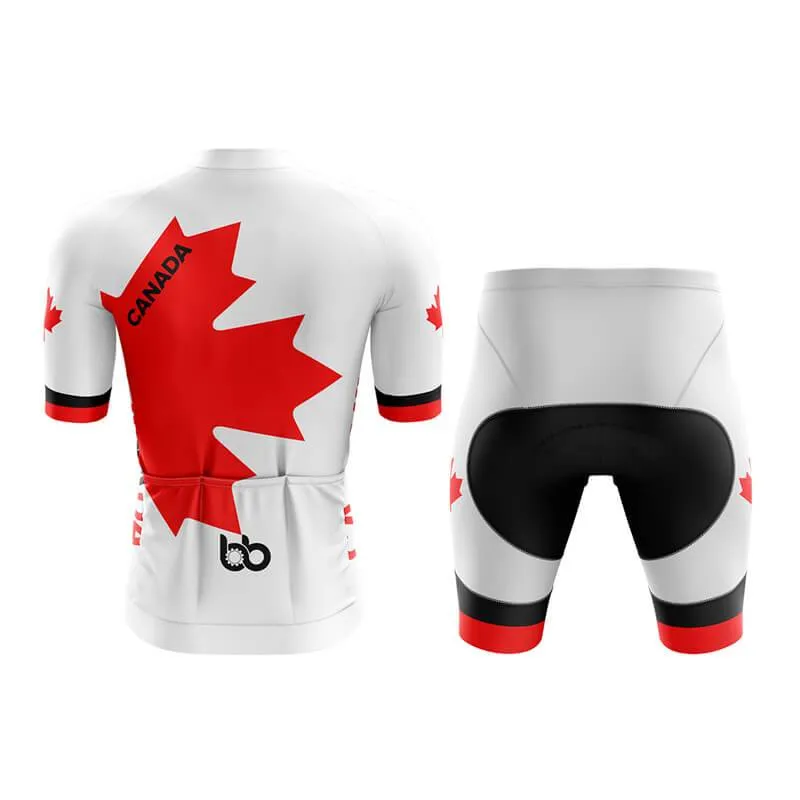 Invert Team Canada Aero Cycling Kit (White)