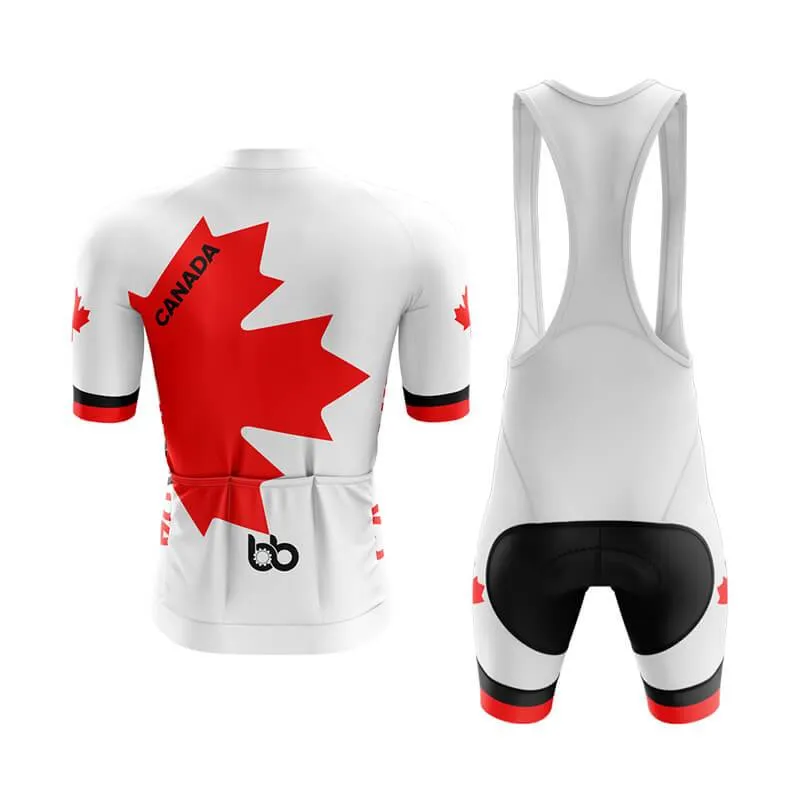 Invert Team Canada Aero Cycling Kit (White)