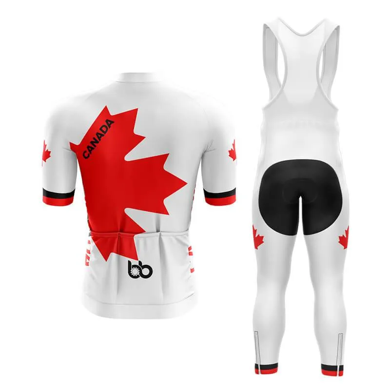 Invert Team Canada Aero Cycling Kit (White)