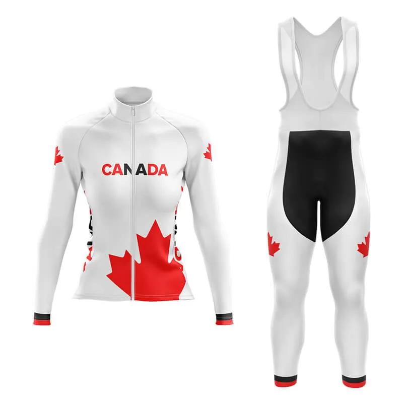 Invert Team Canada Aero Cycling Kit (White)