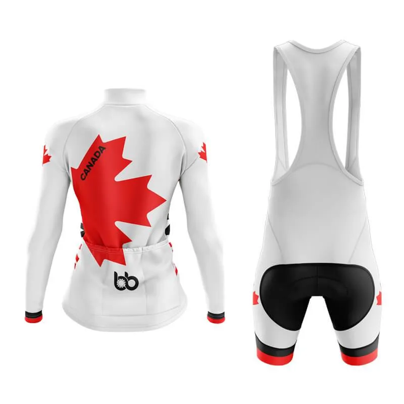 Invert Team Canada Aero Cycling Kit (White)