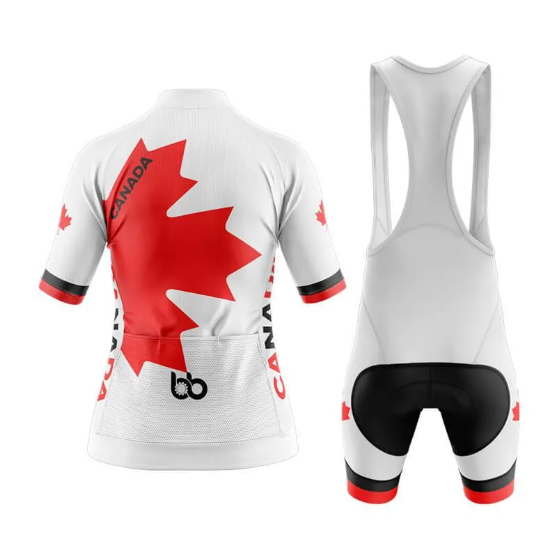 Invert Team Canada Aero Cycling Kit (White)