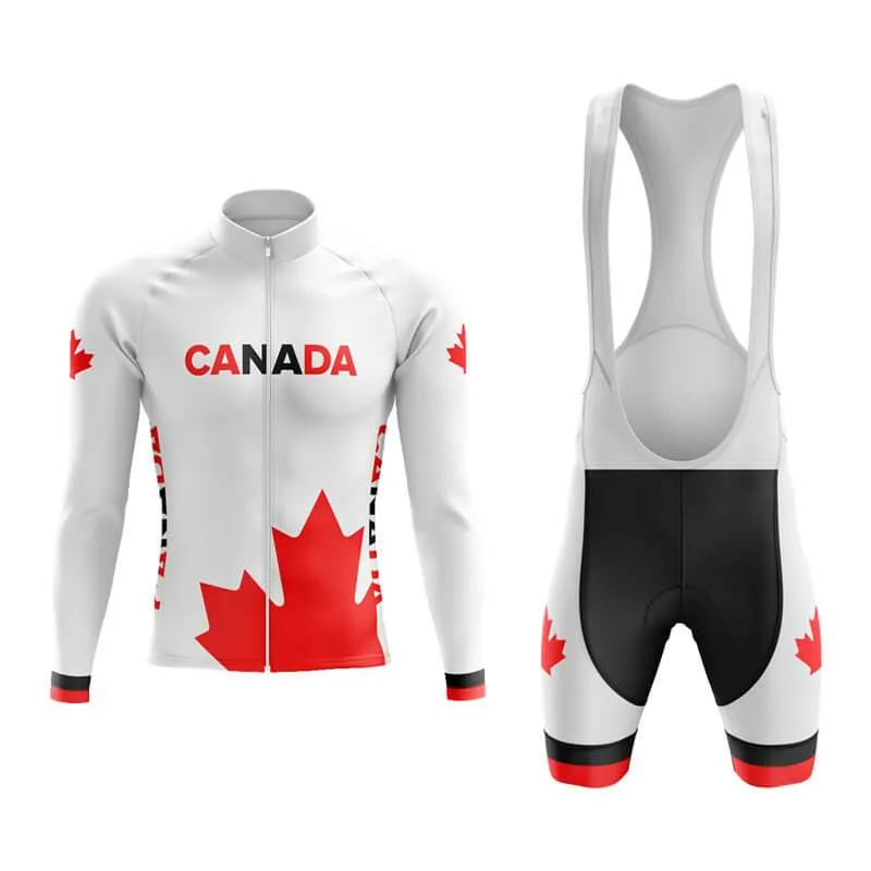 Invert Team Canada Aero Cycling Kit (White)