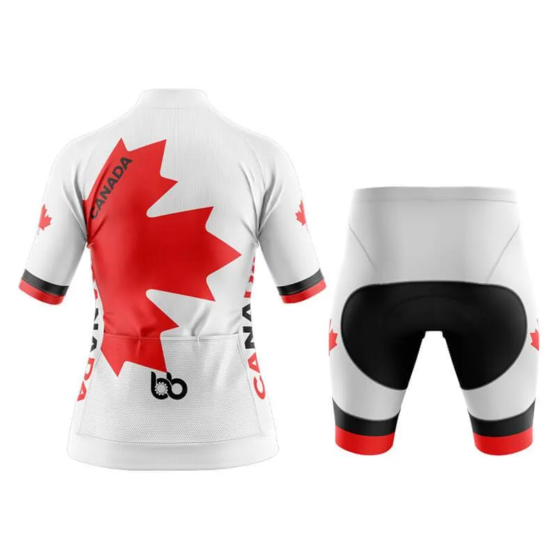 Invert Team Canada Aero Cycling Kit (White)