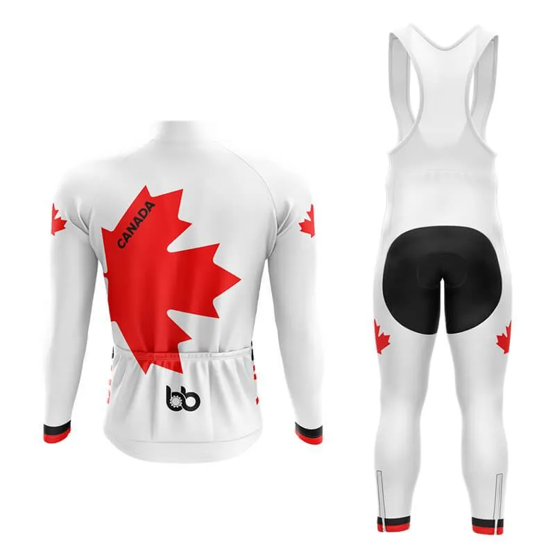 Invert Team Canada Aero Cycling Kit (White)