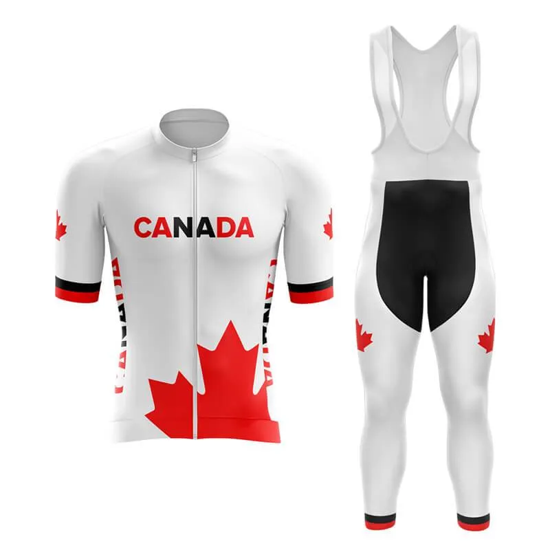 Invert Team Canada Aero Cycling Kit (White)