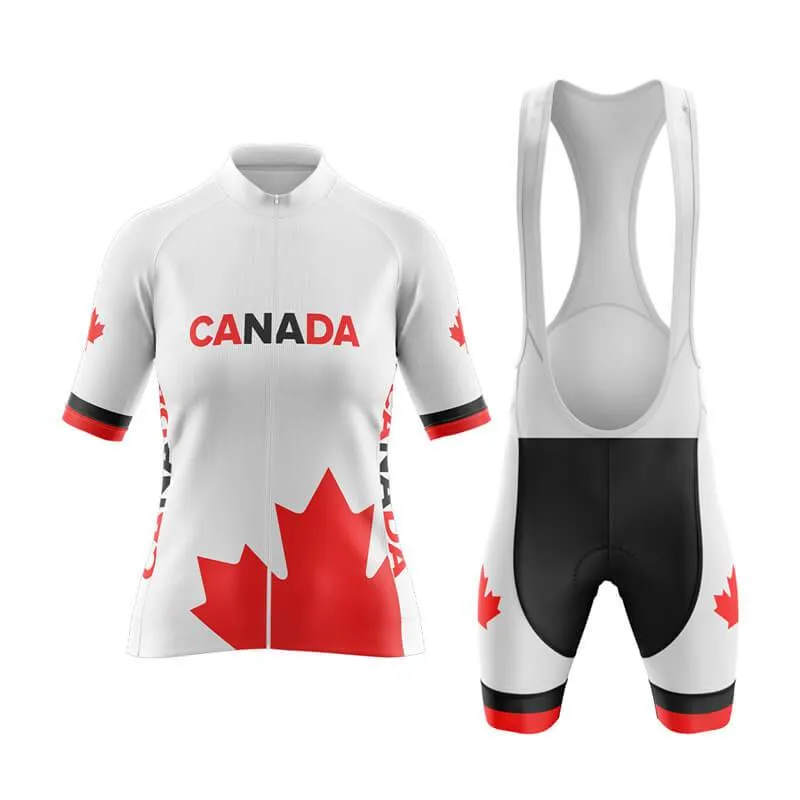 Invert Team Canada Aero Cycling Kit (White)