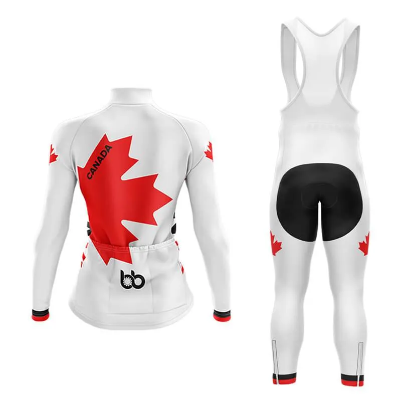 Invert Team Canada Aero Cycling Kit (White)