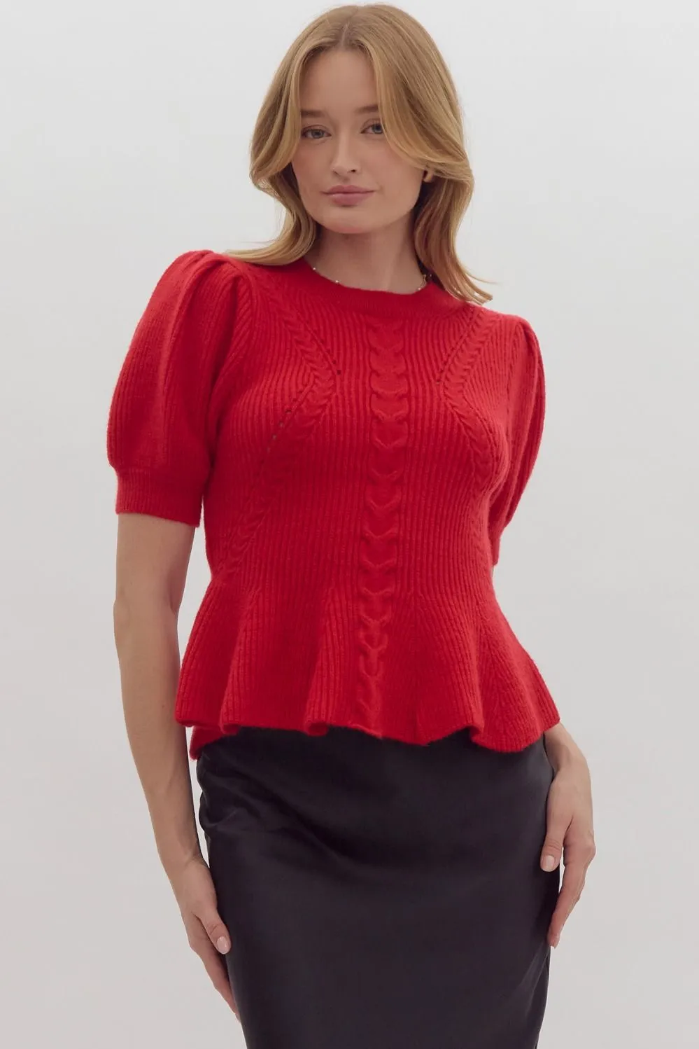 Izzy Peplum Top