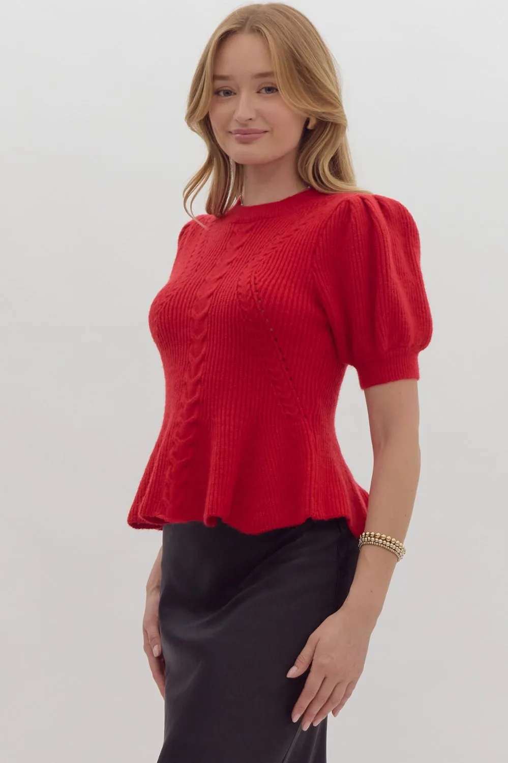 Izzy Peplum Top