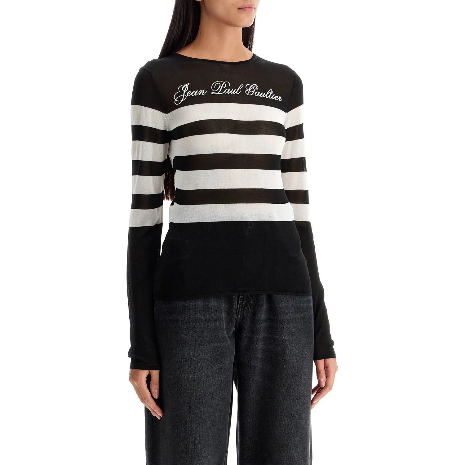 JEAN PAUL GAULTIER lightweight signature striped sailor