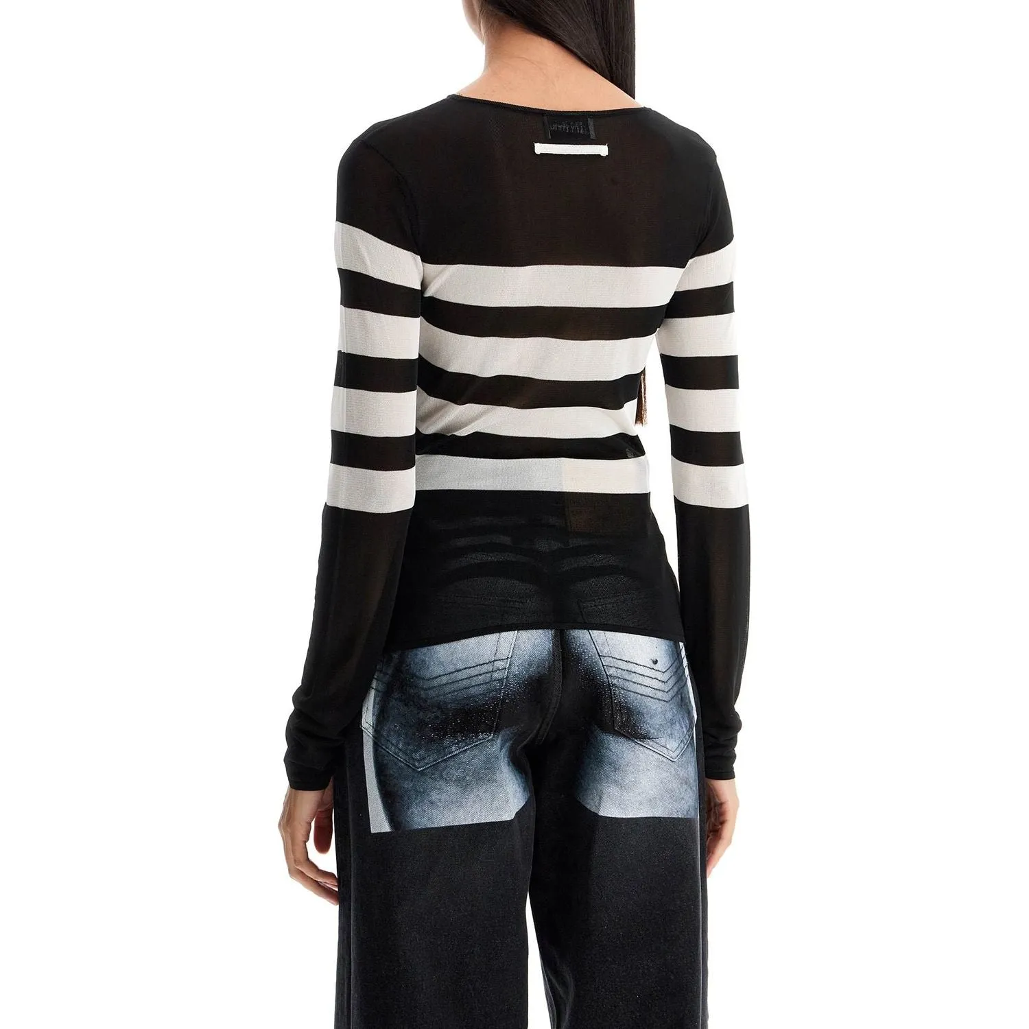 JEAN PAUL GAULTIER lightweight signature striped sailor