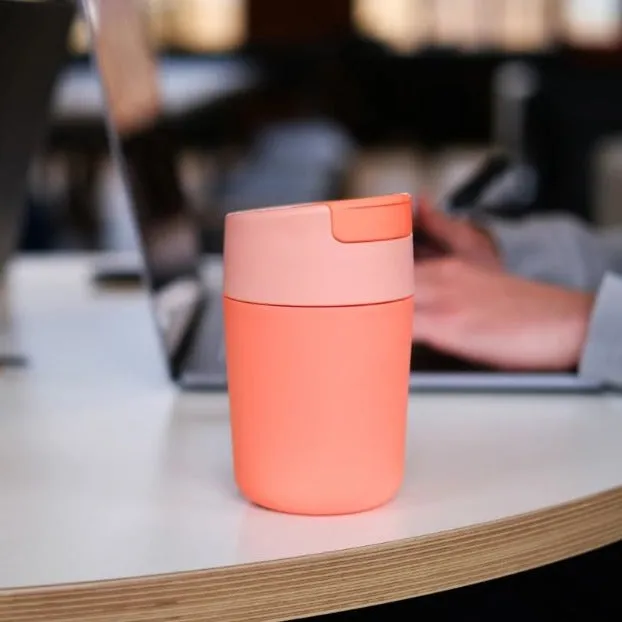 Joseph Joseph Sipp Travel Mug 340ml Coral