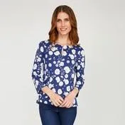 Keyhole Neck Garden Party Top