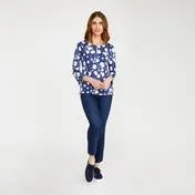 Keyhole Neck Garden Party Top