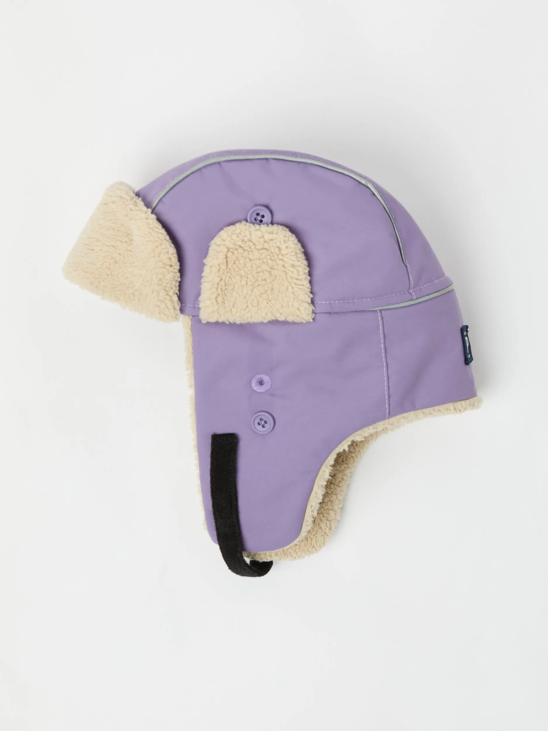 Kids Fur Trim Hat