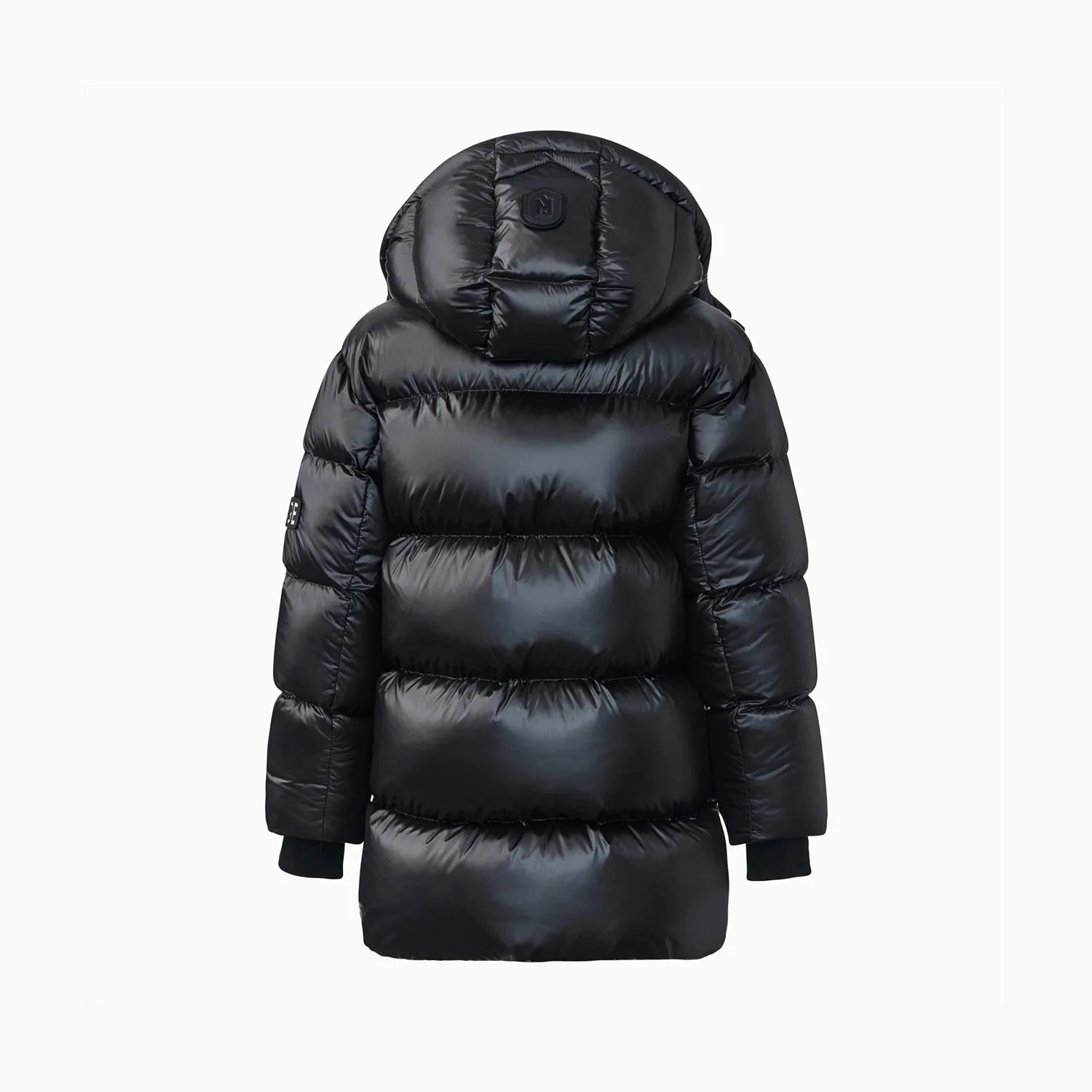 Kid's KENNIE Lustrous Light Down Parka With Hood Fur Jacket