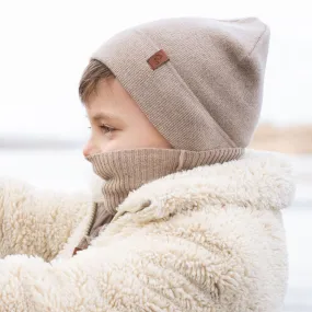 Kids' Knit Beanie Cashmere Blend