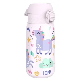 Leak Proof Thermal Steel Water Bottle, Insulated Steel, Unicorns, 320ml (11oz)