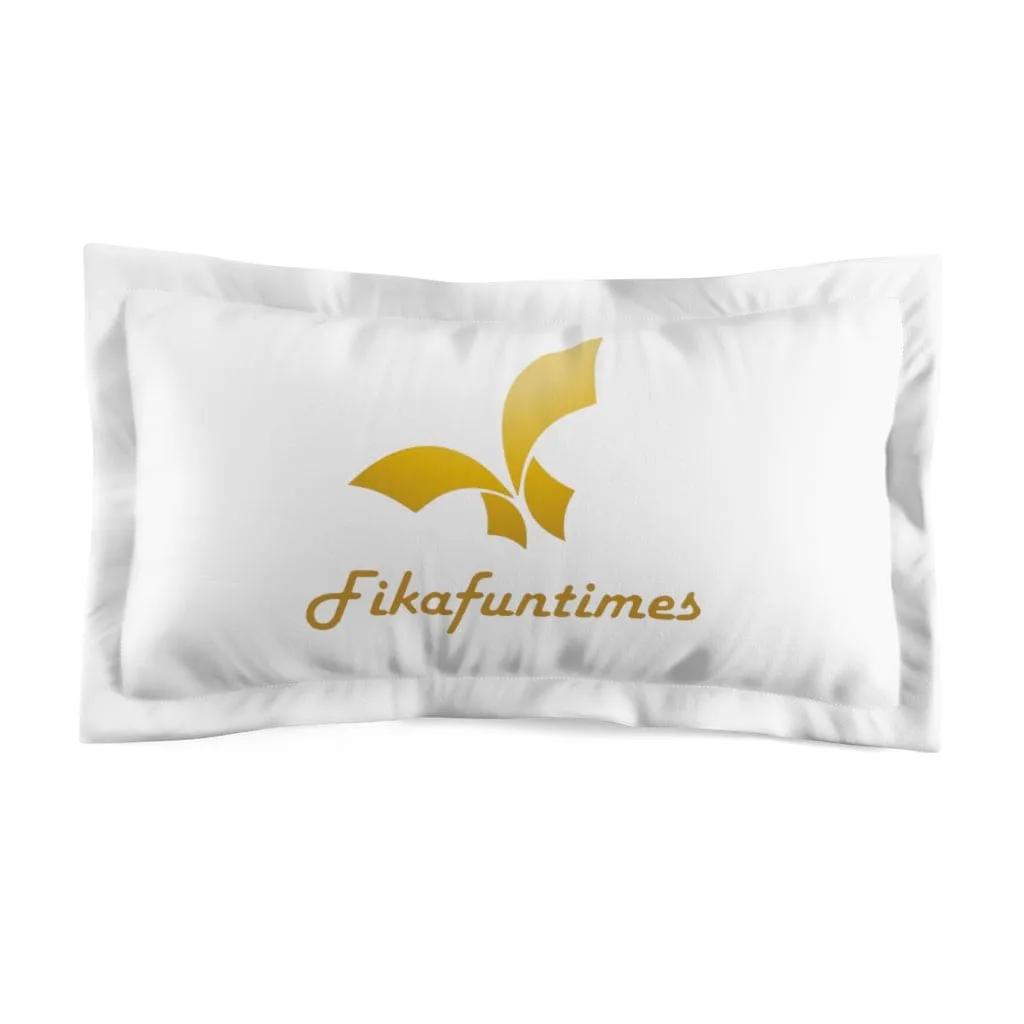 Lightweight Soft Fikafuntimes Logo Print Pillow