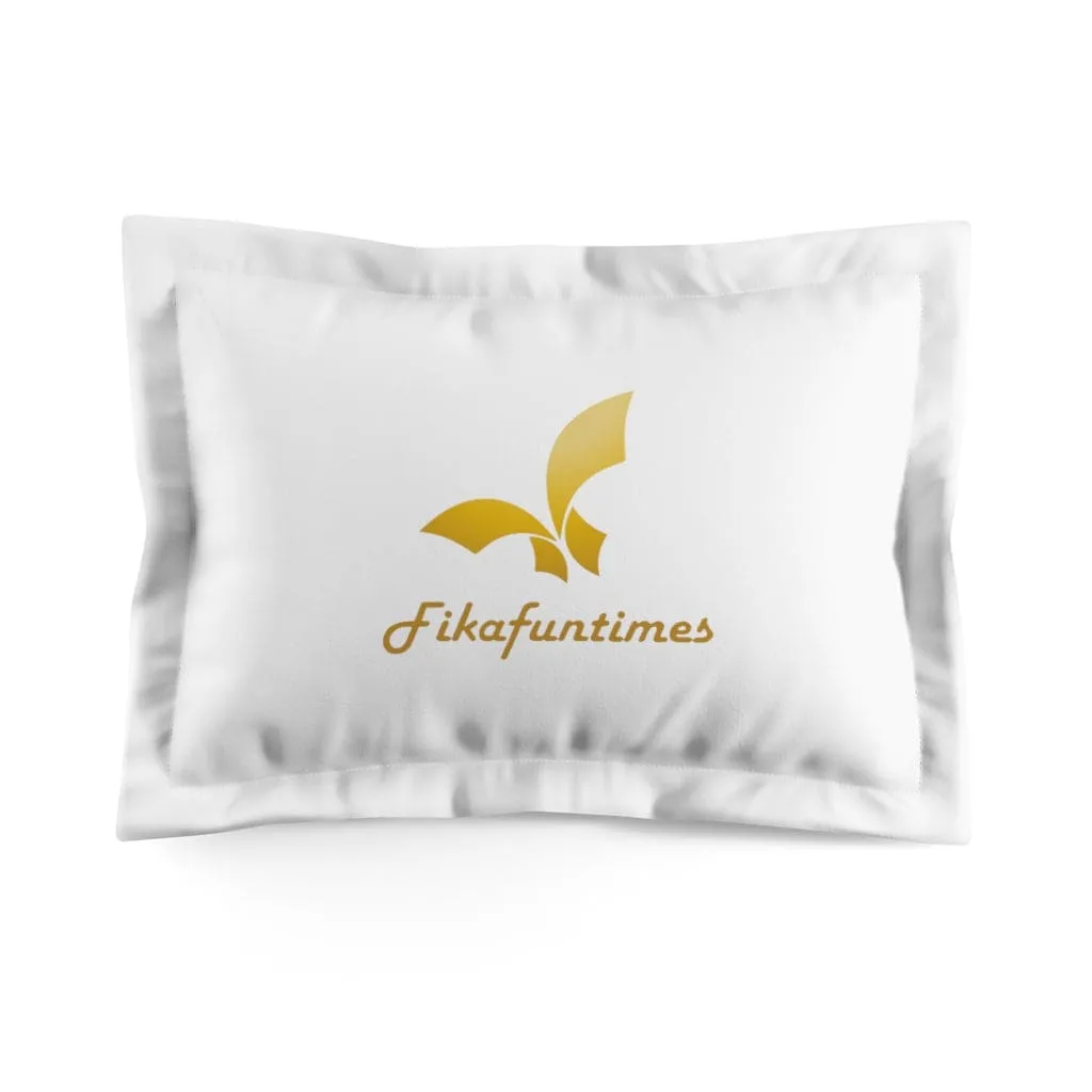 Lightweight Soft Fikafuntimes Logo Print Pillow