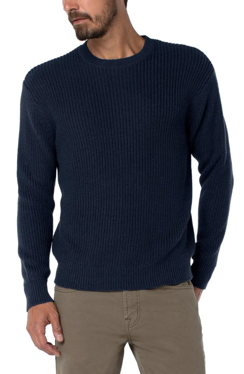 Liverpool Crew Neck Sweater- Navy