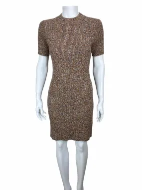 Madewell Women's Ribbed Sweater Dress Marled Pecan Size S