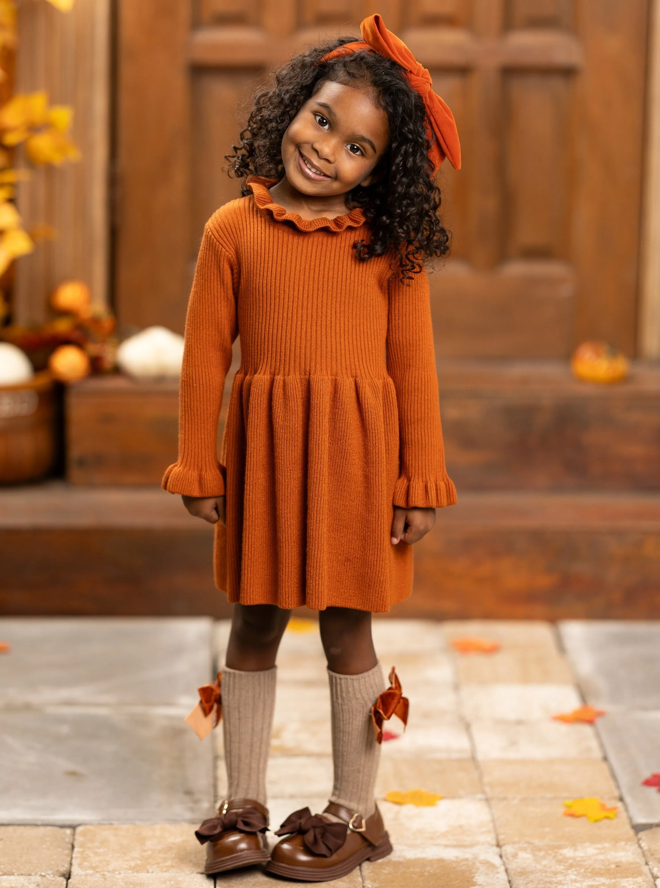 Making Fall Memories Knit Sweater Dress