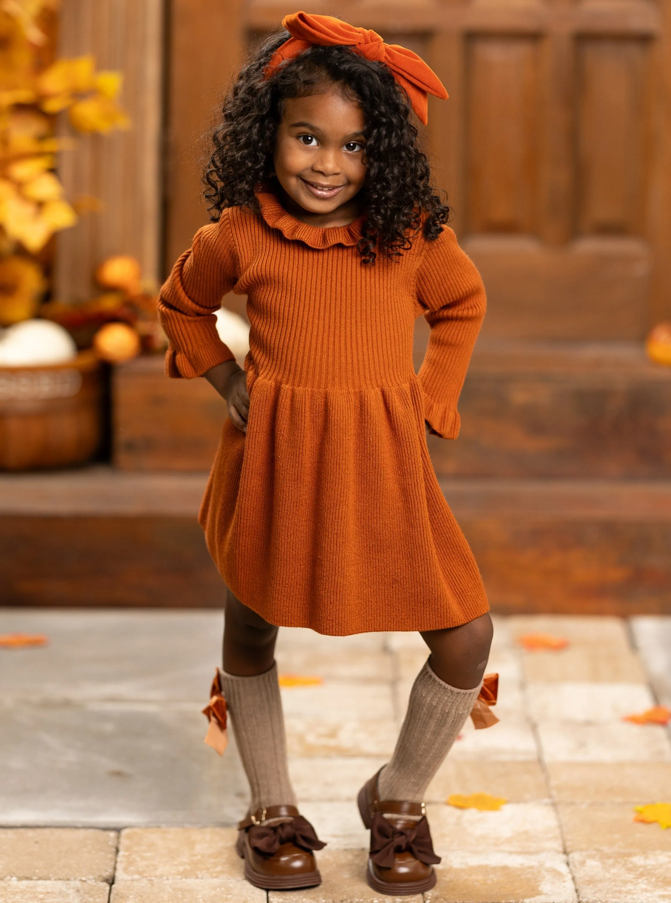 Making Fall Memories Knit Sweater Dress