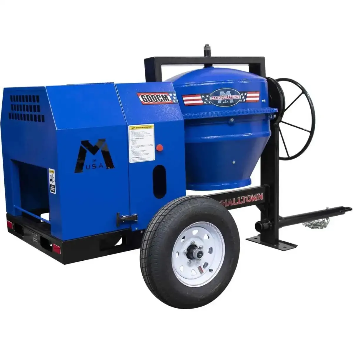 Marshalltown 600CM Steel Drum Concrete Mixer