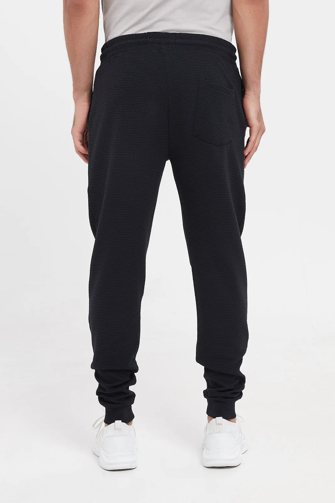 Men Black Jog Pants