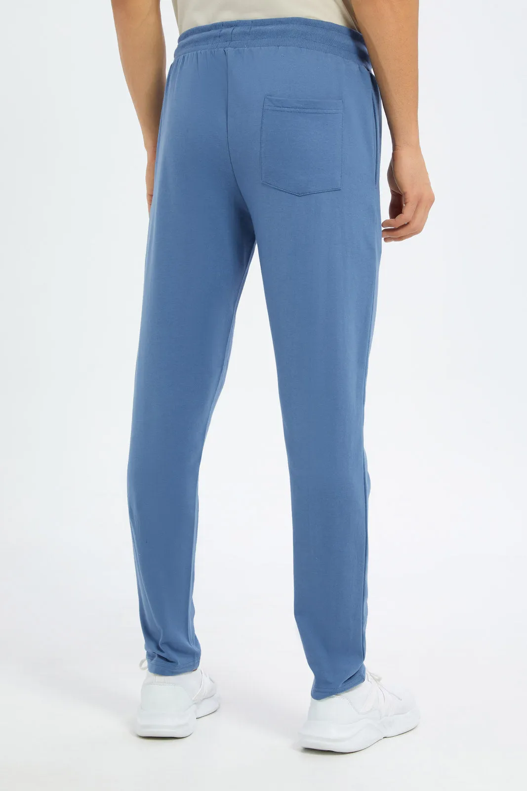 Men Blue Signature Sweatpants