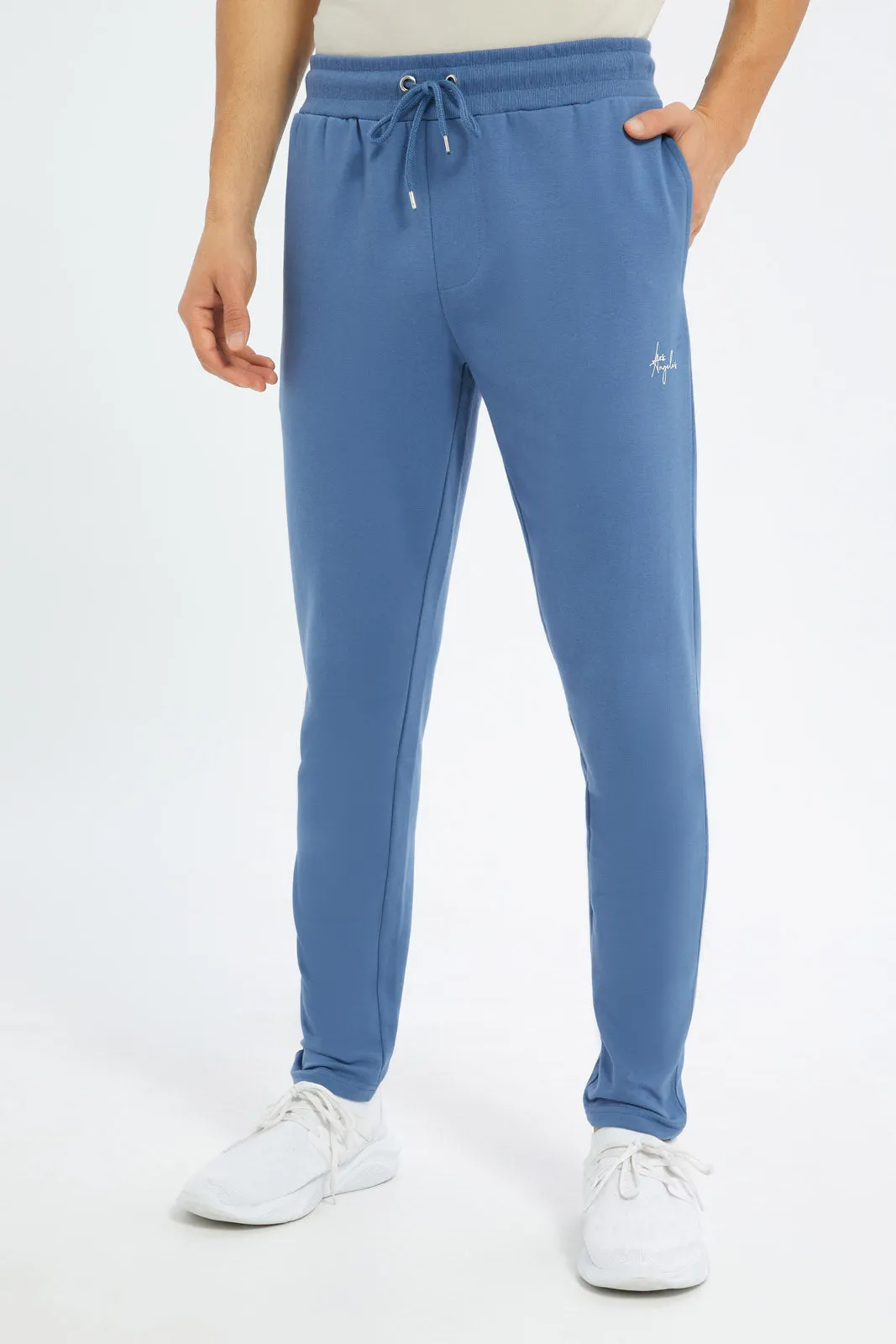 Men Blue Signature Sweatpants