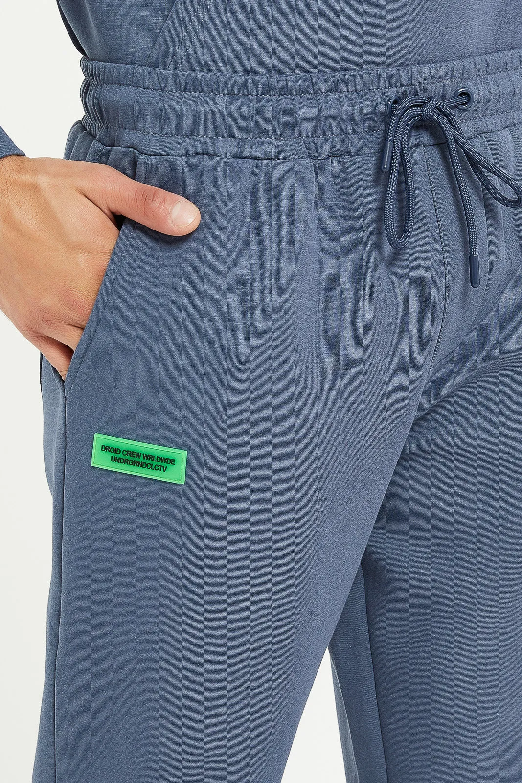 Men Blue Soft Touch Joggers