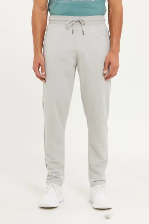 Men Grey 5 Pocket Track Pant