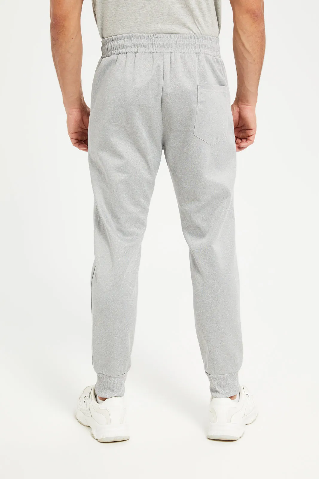 Men Grey Active Track Pants