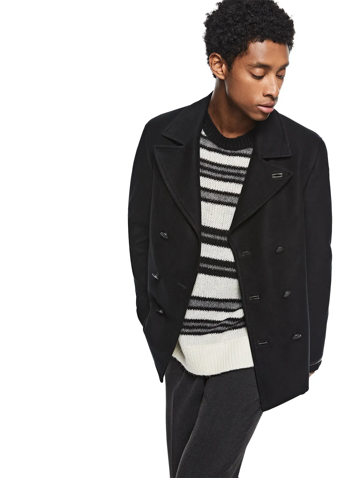 Moleskin Pea Coat