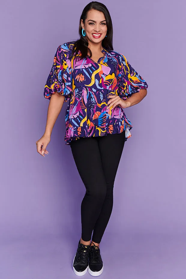 Monte Night Fiesta Blouse