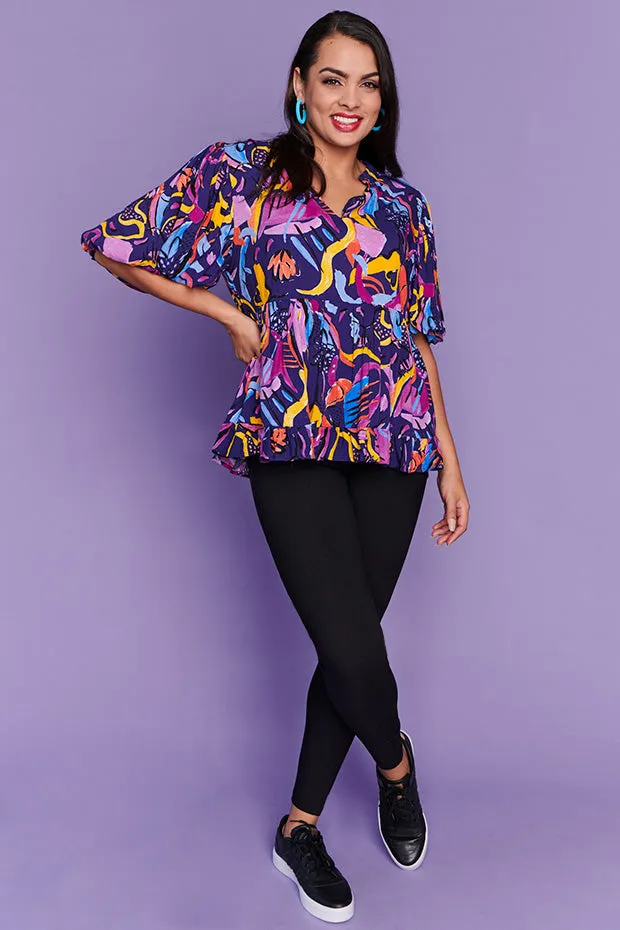 Monte Night Fiesta Blouse