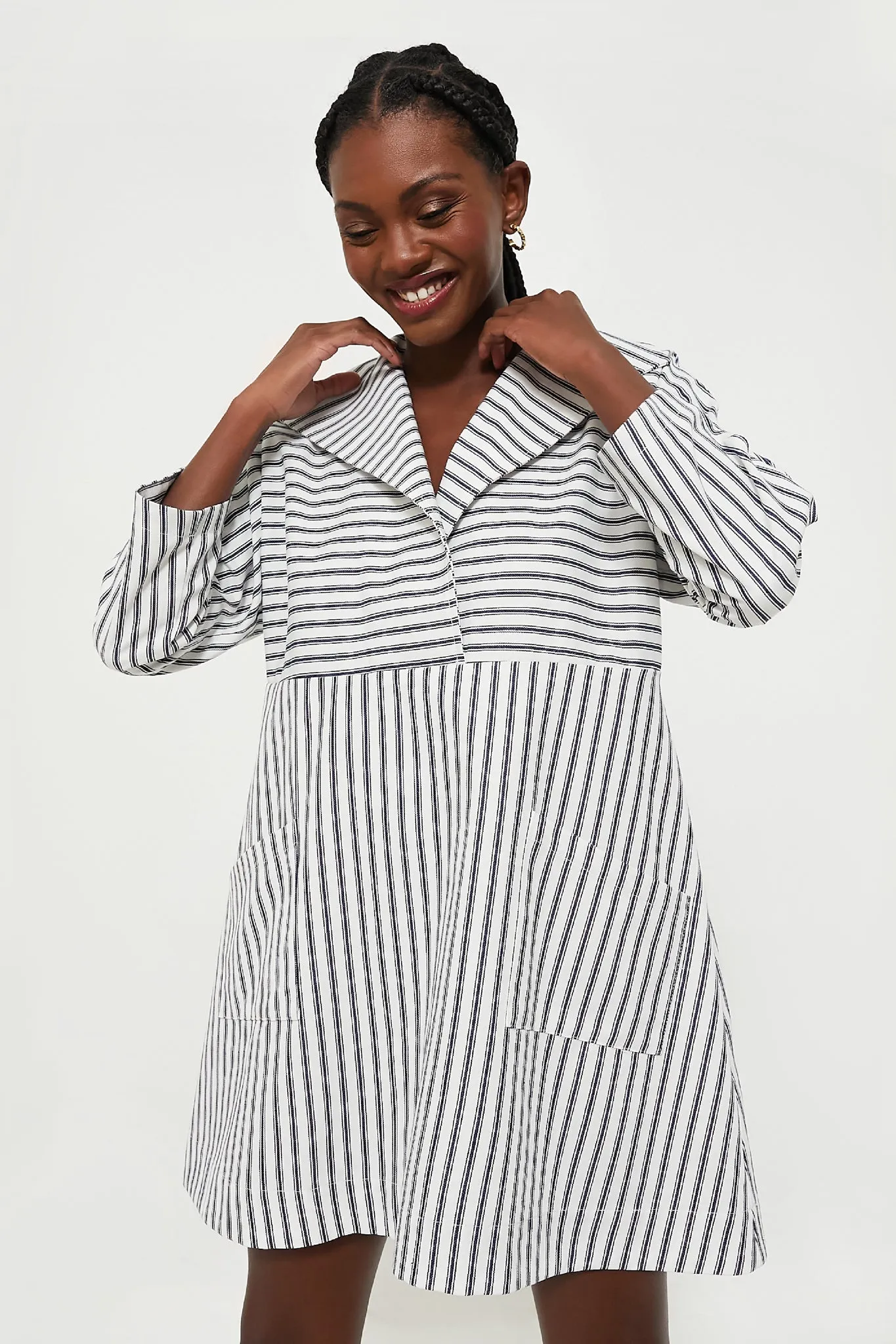 Navy Stripe Sloane Dress