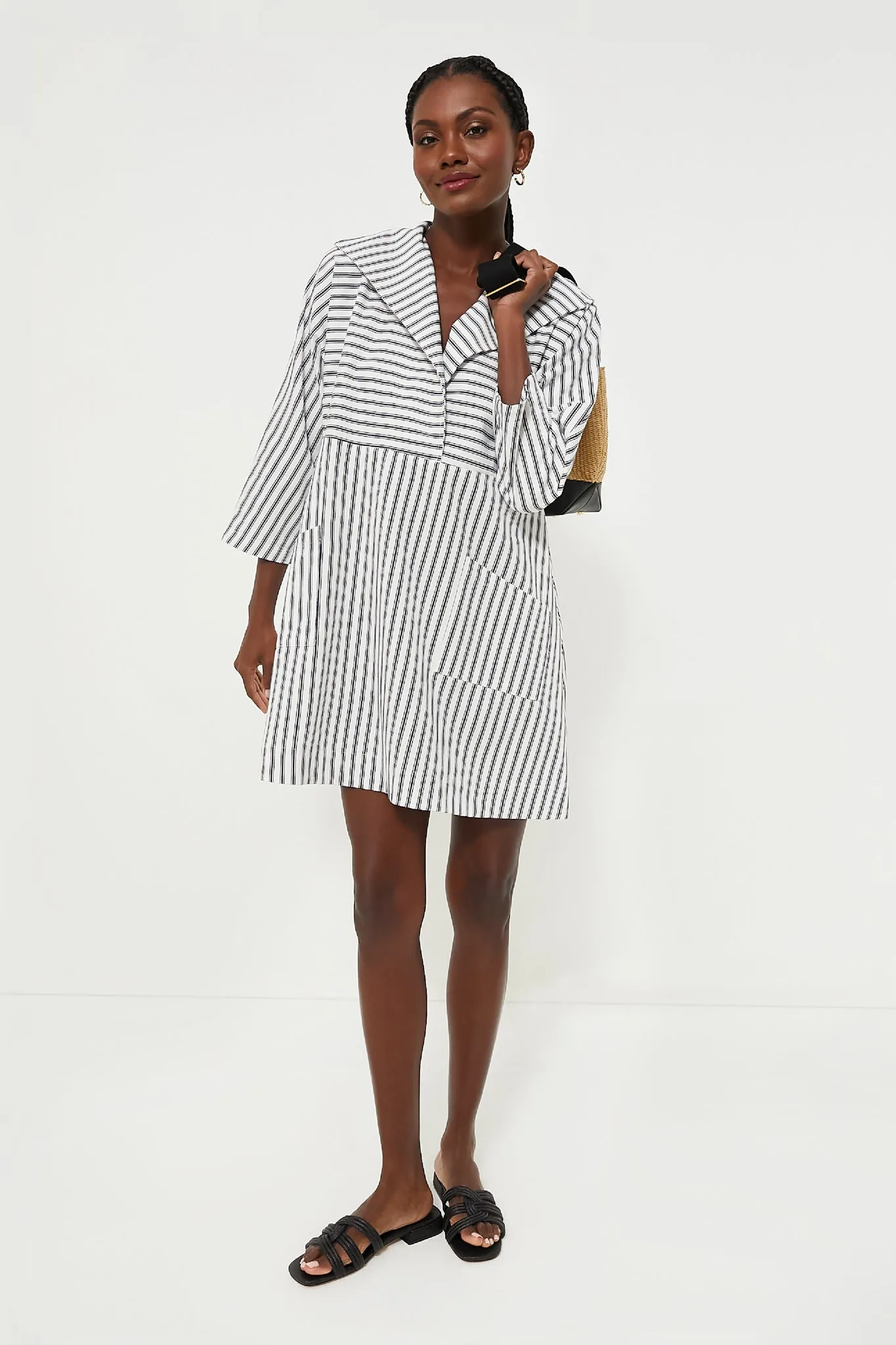 Navy Stripe Sloane Dress