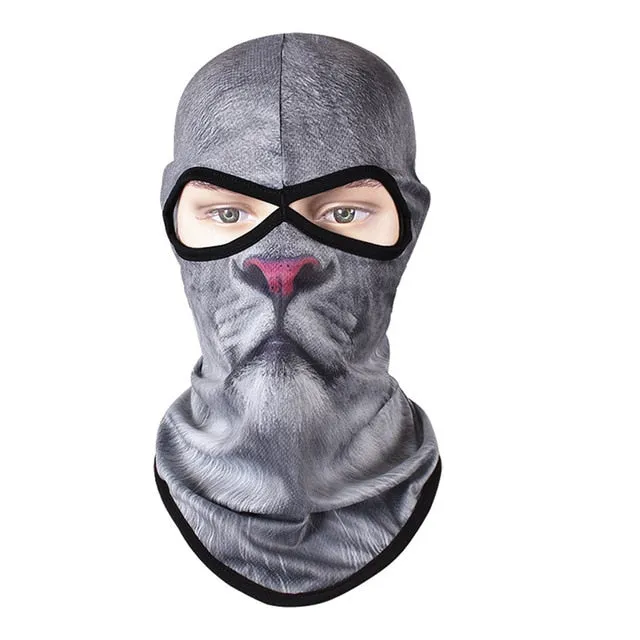 New Balaclava Animal Motorcycle Mask Tactical Balaclava Face Shield Breathable Face Mask Motorcycle Biker Moto Helmet Skull Mask