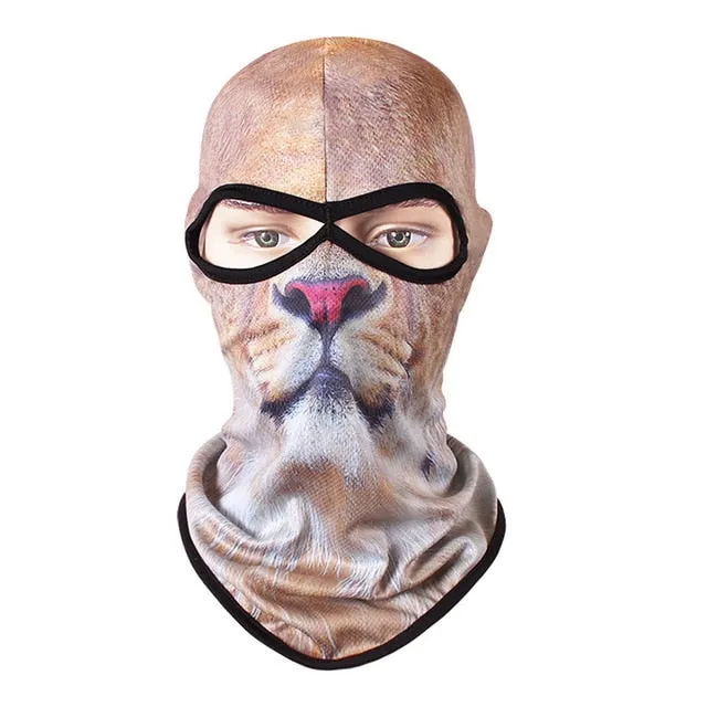 New Balaclava Animal Motorcycle Mask Tactical Balaclava Face Shield Breathable Face Mask Motorcycle Biker Moto Helmet Skull Mask