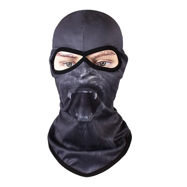 New Balaclava Animal Motorcycle Mask Tactical Balaclava Face Shield Breathable Face Mask Motorcycle Biker Moto Helmet Skull Mask