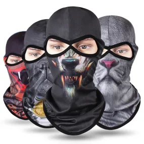 New Balaclava Animal Motorcycle Mask Tactical Balaclava Face Shield Breathable Face Mask Motorcycle Biker Moto Helmet Skull Mask